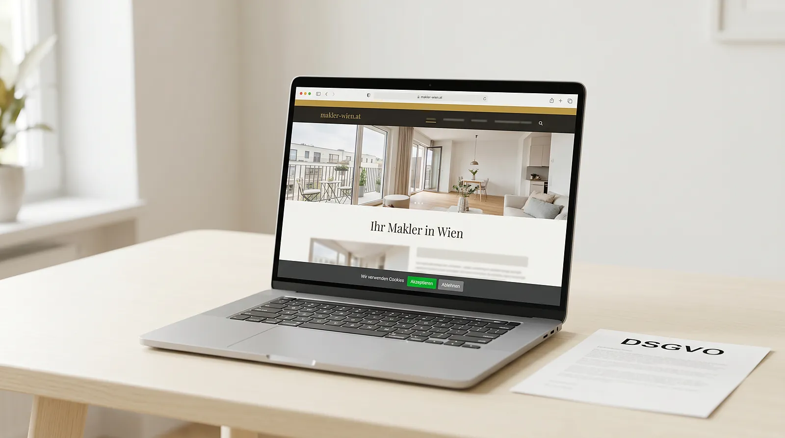 DSGVO f&uuml;r Makler-Websites