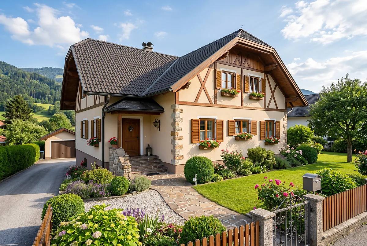 Einfamilienhaus mit Garten