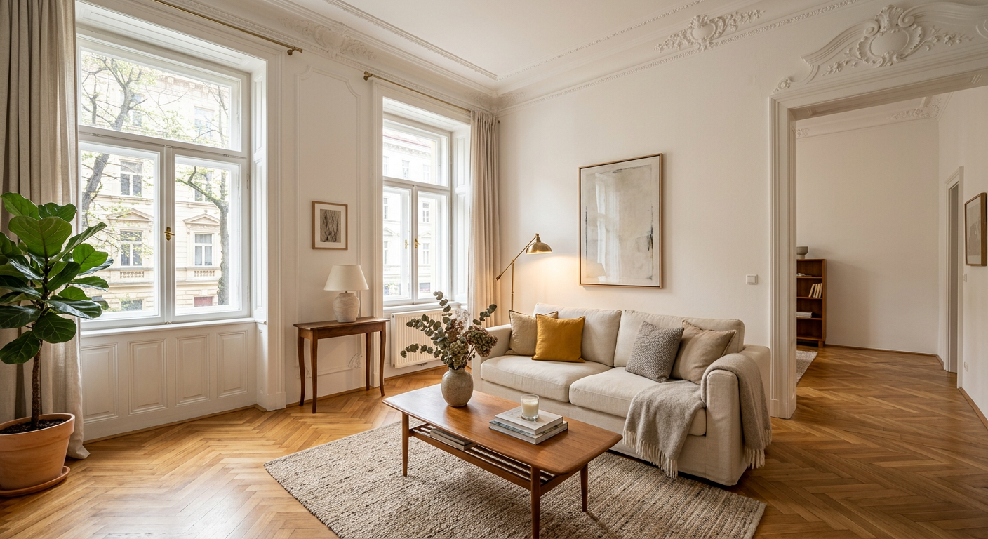 Stilvolle Altbauwohnung zur Miete